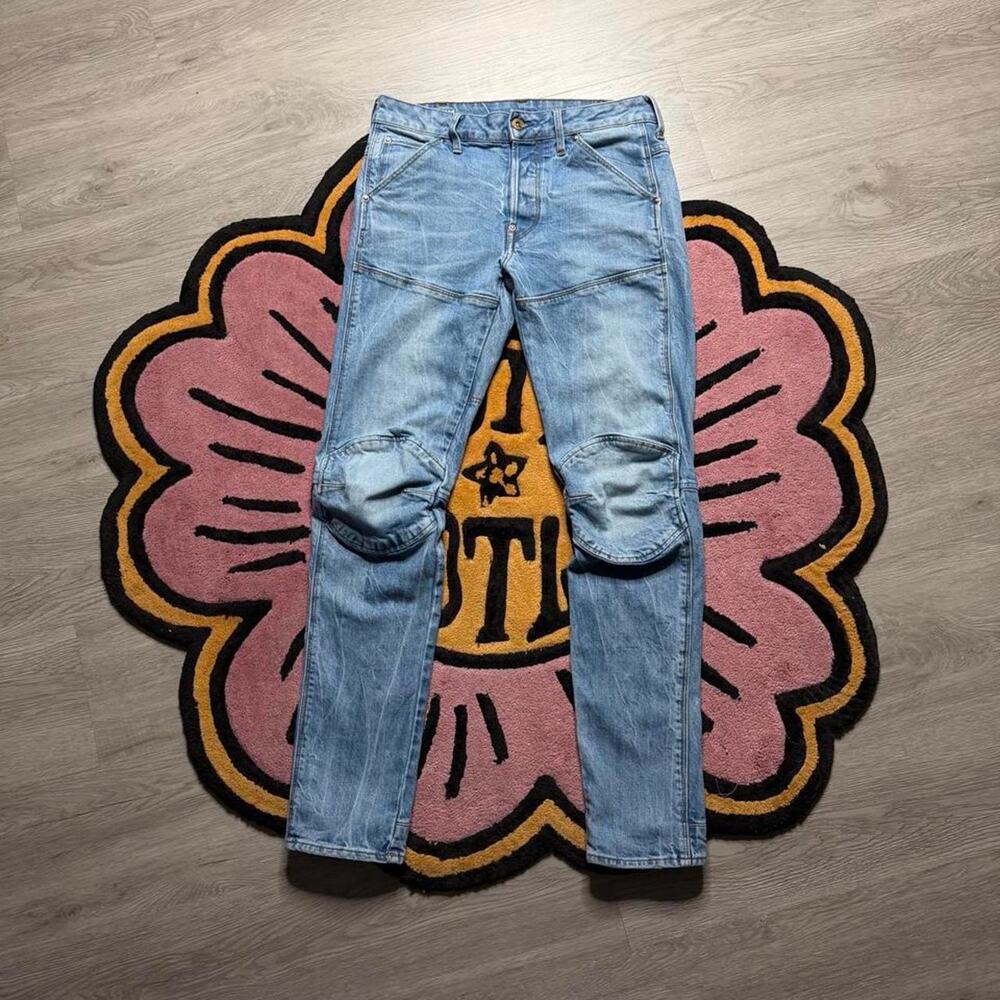 G-Star Raw 3D Slim Biker Moto Denim Jeans Size 28x32 (29x29)